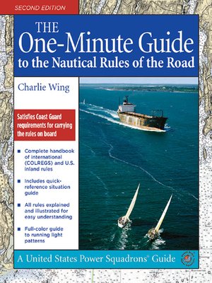 cover image of The One-Minute Guide to the Nautical Rules of the Road